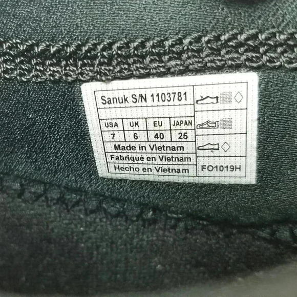 Sanuk Chiba Yulex Pure Camo Green Mens Ankle Boots - Picture 12 of 12